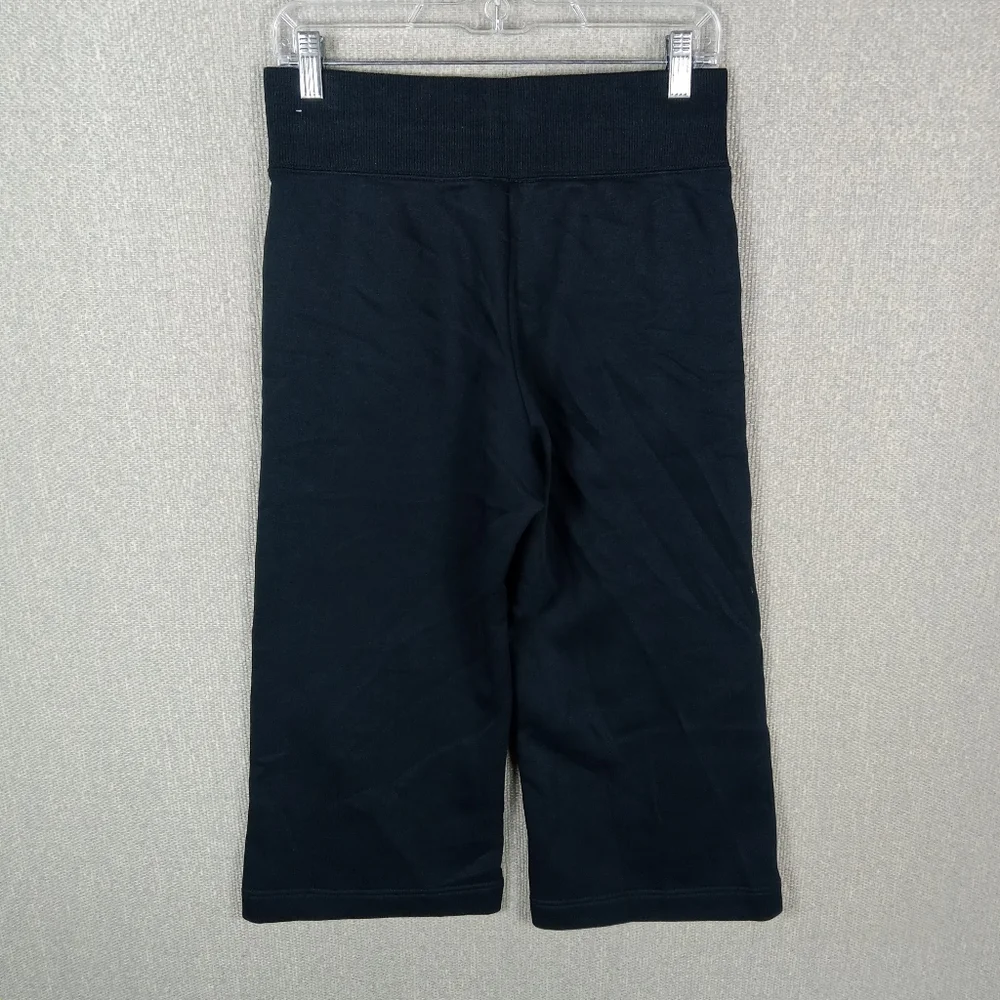 Nike Sportswear Phoenix Fleece High-Waisted Cropped Wide-Leg Sweatpants Black XS